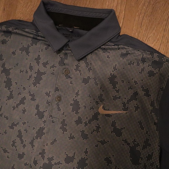 Nike Golf Other - Nike Golf Dri-FIT Standard Fit Camo Print Polo Shirt Men's L